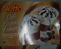 Mängden socker i Netto Cafe Liegeois 4coupes