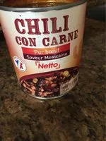 Mängden socker i Chili Con Carne pur boeuf saveur Mexicaine