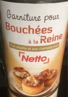 Mängden socker i Garniture pour bouchées à la reine