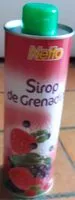 Mängden socker i Sirop de grenadine