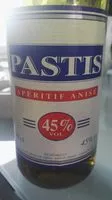 Mängden socker i Pastis
