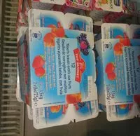 Mängden socker i Yaourts brassés sucrés aux fruits