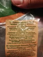 Mängden socker i Pistaches Grillées Salées, Le Paquet, 500g
