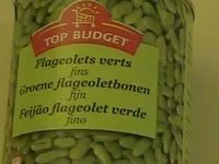 Mängden socker i Flageolets verts fins