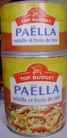 Mängden socker i Paëlla (volaille et fruits de mer)