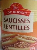 Mängden socker i Saucisses Lentilles