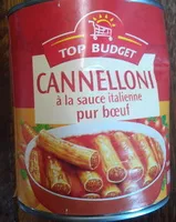 Mängden socker i Cannelloni à la sauce italienne pur bœuf