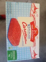 Mängden socker i Burger