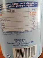 Mängden socker i Compote de pommes allégée en sucres