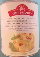 Mängden socker i Cocktail de fruits au sirop léger
