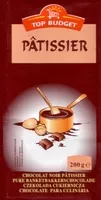 Mängden socker i Chocolat noir pâtissier