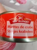 Mängden socker i T.budget Miettes De Crabe