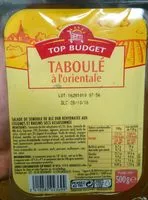 Mängden socker i TABOULE ORIENTAL