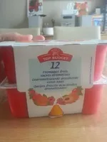 Mängden socker i Fromage frais sucrés aromatisés