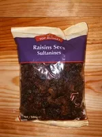 Mängden socker i Raisins sec Sultanines