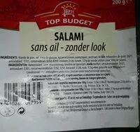 Mängden socker i Salami sans ail