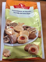 Mängden socker i Assortiment de biscuits