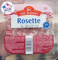Mängden socker i Rosette - 16 tranches