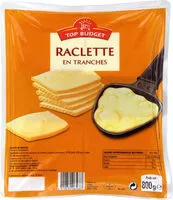 Mängden socker i Fromage à raclette en tranches
