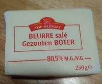 Mängden socker i Beurre salé