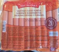 Mängden socker i Saucisses cuites Fumées