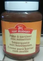 Mängden socker i pâte à tartines