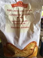 Mängden socker i Petits pains grillés nature