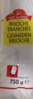 Mängden socker i Brioche tranchée