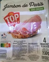 Mängden socker i Jambon de Paris