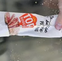 Mängden socker i Saucisse sèche pur porc