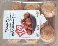 Mängden socker i Boulettes de viande rôties