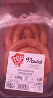 Mängden socker i Saucisses de poulet