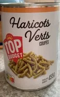 Mängden socker i Haricots verts coupés