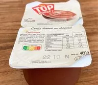 Mängden socker i Crème dessert au chocolat