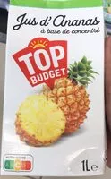Mängden socker i jus d’ananas