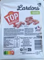 Mängden socker i Lardons