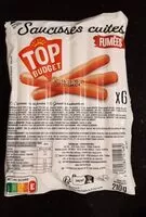 Mängden socker i Saucisses cuites fumées