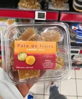 Mängden socker i Pâte de fruits Mangue - Mango
