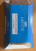 Mängden socker i Rillettes de canard