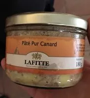 Mängden socker i Paté pur canard lafitte