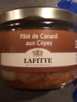Mängden socker i Pâté de canard aux cèpes