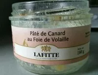 Mängden socker i Paté de canard au foie de volaille