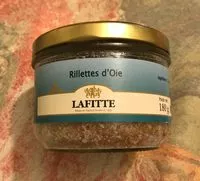 Mängden socker i Rillettes d'Oie
