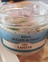 Mängden socker i Rillons de confit de canard