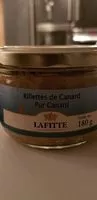 Mängden socker i Rillettes de canard