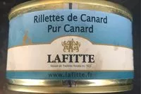 Mängden socker i Rillettes de canard