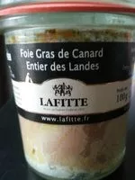 Mängden socker i Foie gras de canard entier des landes