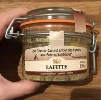 Mängden socker i Foie gras de canard entier des landes