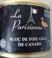 Mängden socker i Bloc de foie gras de canard