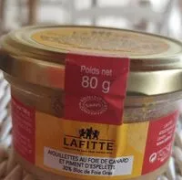 Mängden socker i Aiguillettes au foie gras de canard et piment d'Espelette